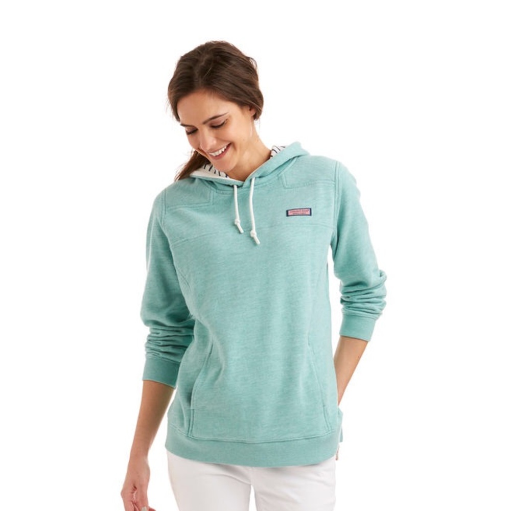Green Vineyard Vines Slub Hoodie